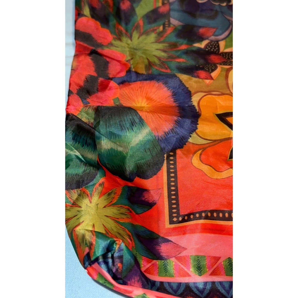 Johnny Was California Reusable Tote Bag Floral Patchwork Boho Multi Color - Picture 7 of 7